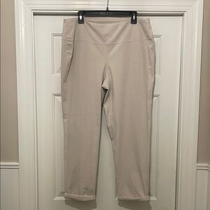 New with tags J. Jill pull-on flat front stretch khakis. Straight leg. Size XL.